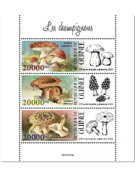 n° 11365/11367 - Timbre GUINEE Poste