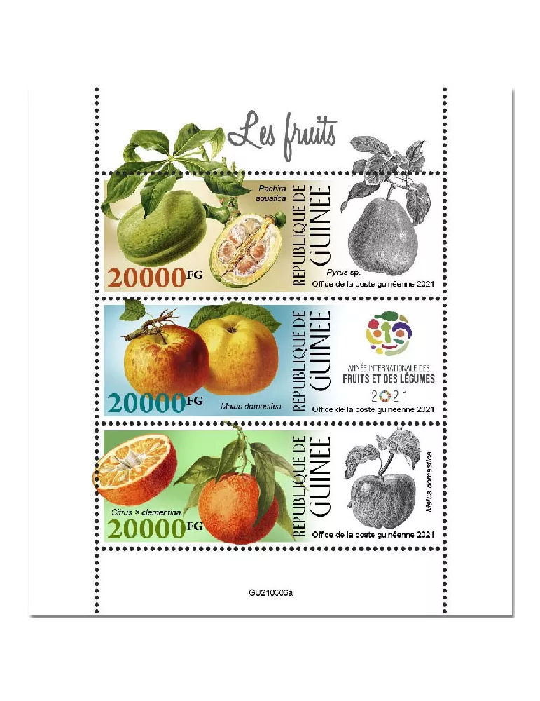 n° 11368/11370 - Timbre GUINEE Poste