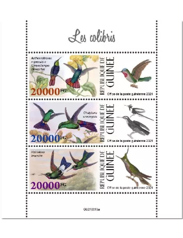 n° 11395/11397 - Timbre GUINEE Poste