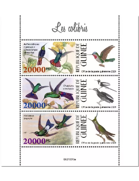 n° 11395/11397 - Timbre GUINEE Poste