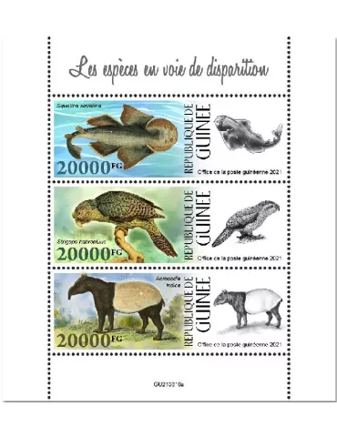 n° 11398/11400 - Timbre GUINEE Poste