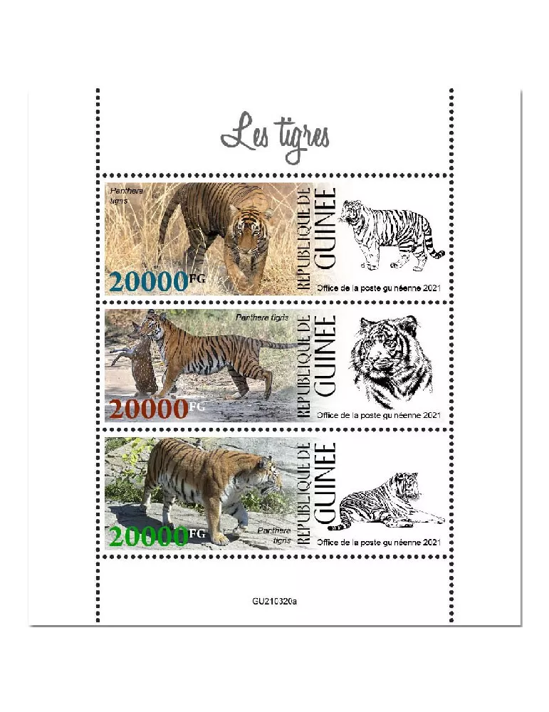 n° 11410/11412 - Timbre GUINEE Poste