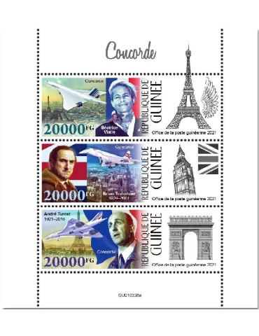 n° 11432/11434 - Timbre GUINEE Poste