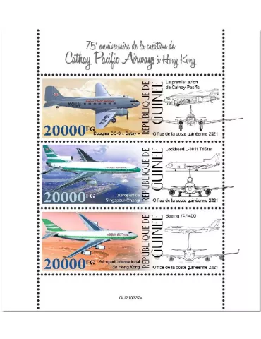 n° 11435/11437 - Timbre GUINEE Poste