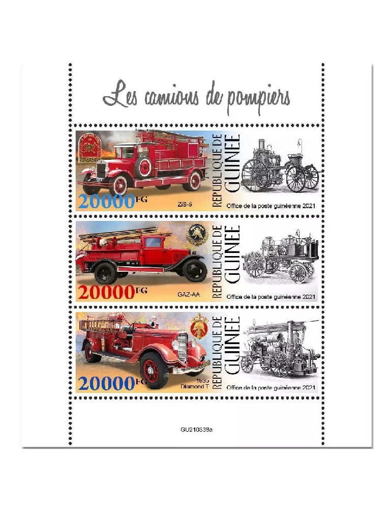 n° 11438/11440 - Timbre GUINEE Poste