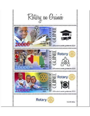 n° 11450/11452 - Timbre GUINEE Poste