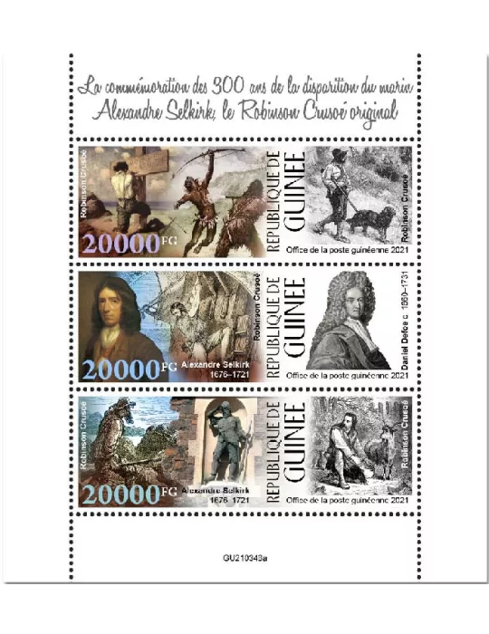 n° 11462/11464 - Timbre GUINEE Poste