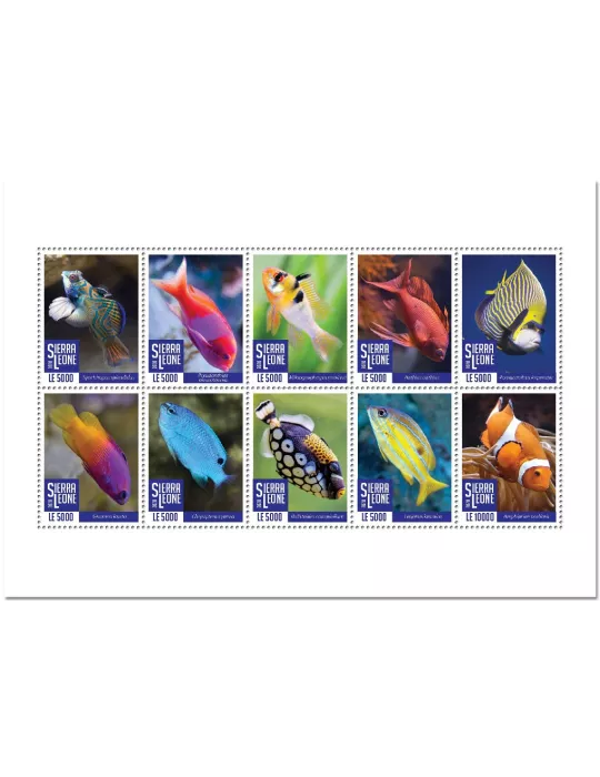 n° 10021/10030 - Timbre SIERRA LEONE Poste