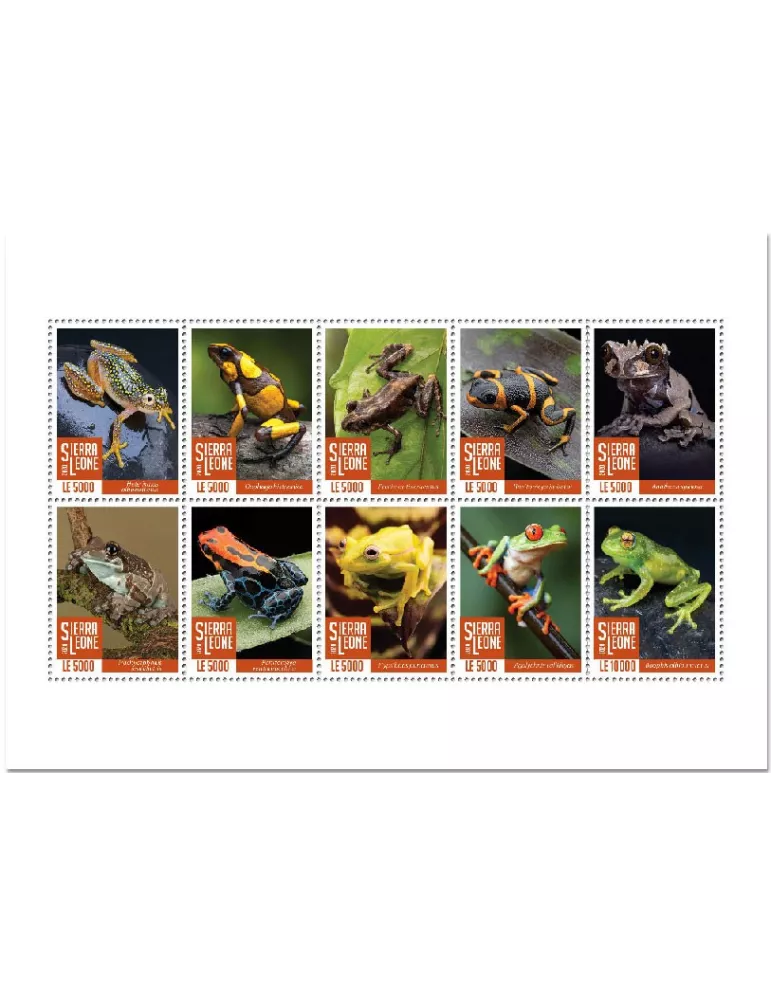 n° 10045/10054 - Timbre SIERRA LEONE Poste