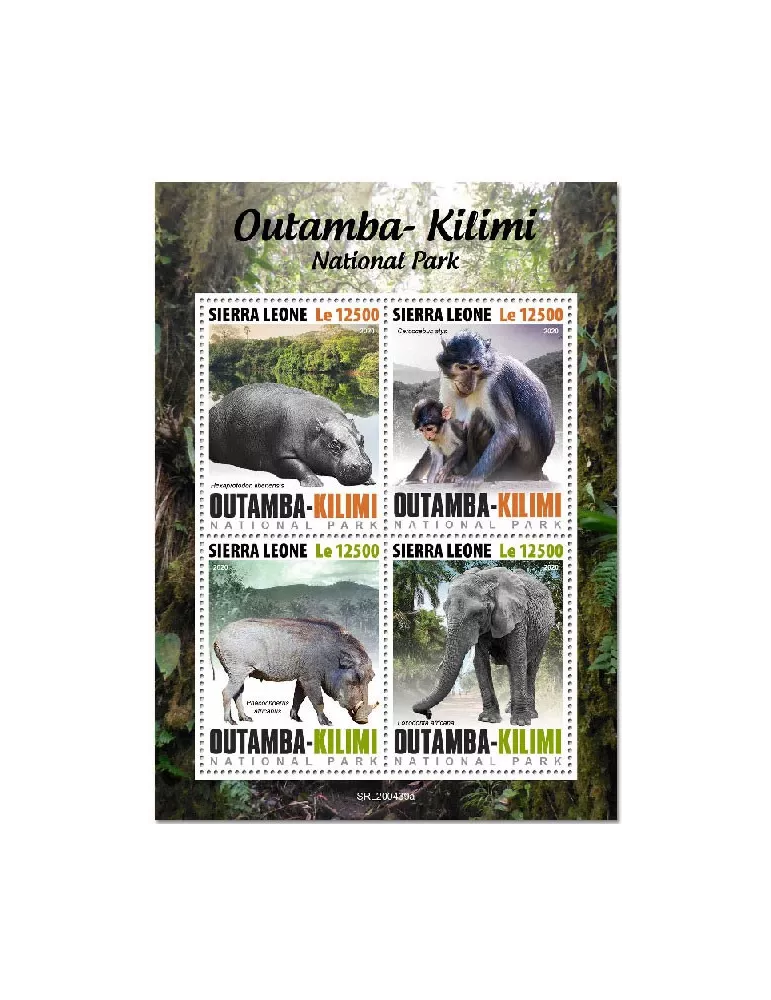 n° 10093/10096 - Timbre SIERRA LEONE Poste