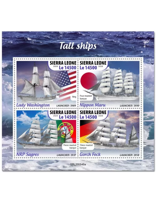 n° 10379/10382 - Timbre SIERRA LEONE Poste