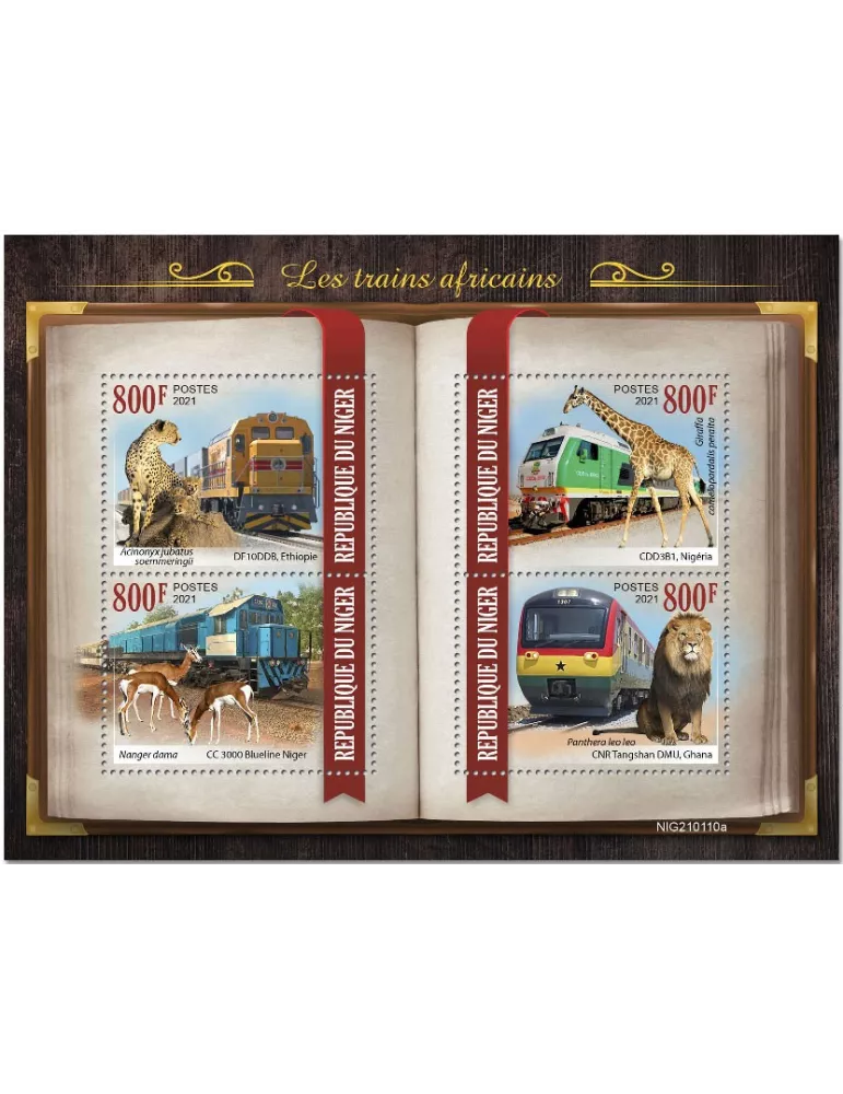 n° 6014/6017 - Timbre NIGER Poste