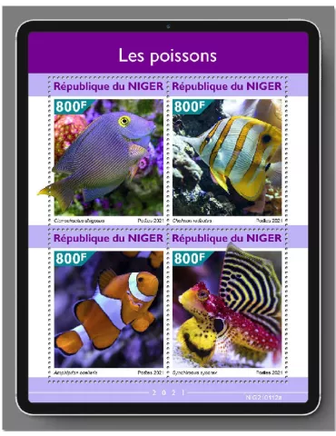 n° 6022/6025 - Timbre NIGER Poste