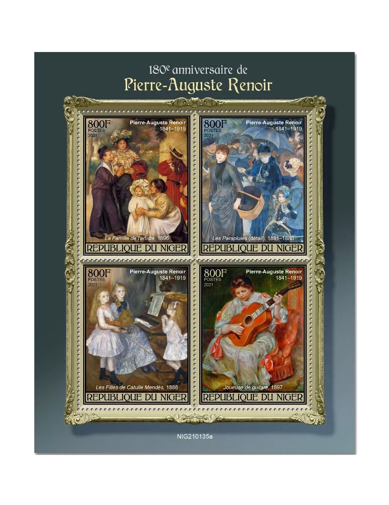 n° 6110/6113 - Timbre NIGER Poste