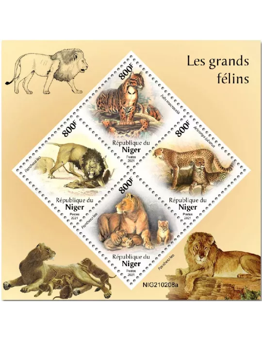 n° 6174/6177 - Timbre NIGER Poste