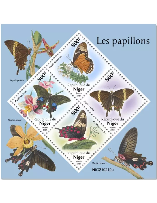 n° 6218/6221 - Timbre NIGER Poste