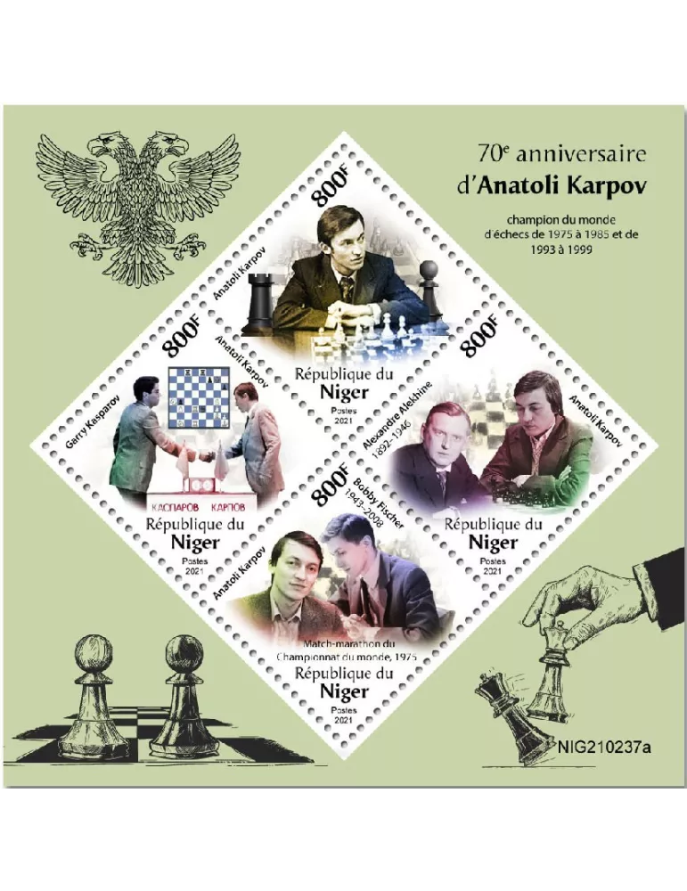 n° 6290/6293 - Timbre NIGER Poste