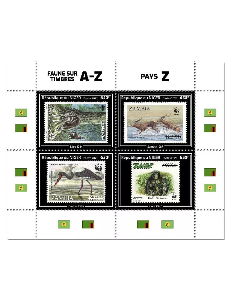 n° 6318/6321 - Timbre NIGER Poste