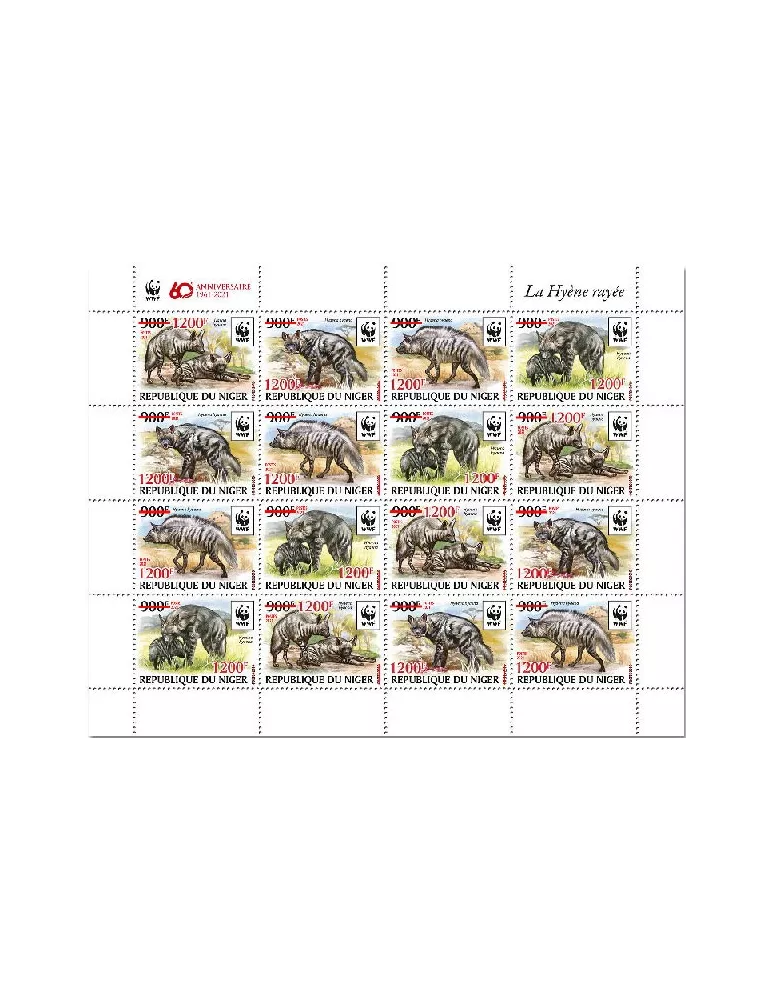 n° 6350/6353 - Timbre NIGER Poste