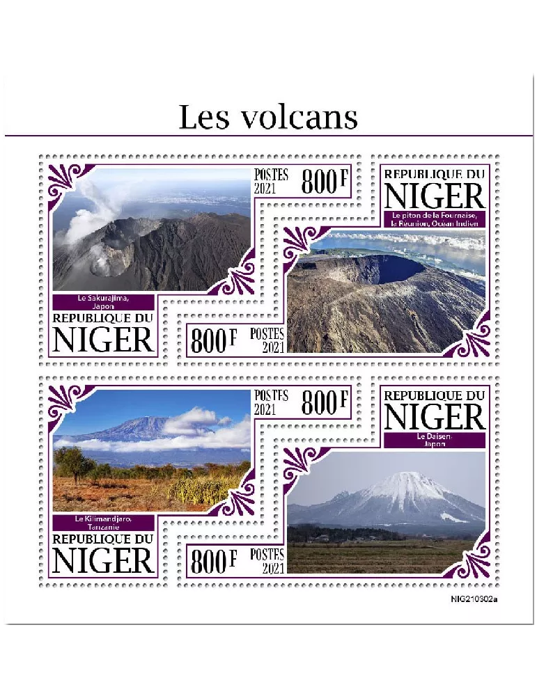 n° 6366/6369 - Timbre NIGER Poste