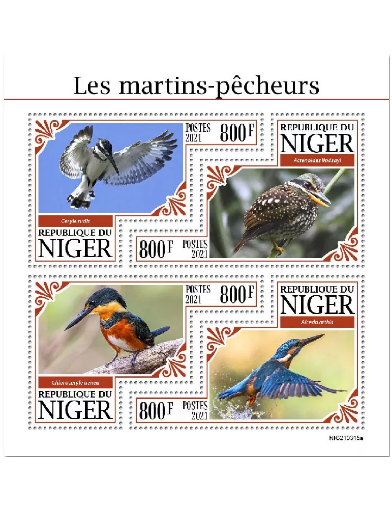 n° 6418/6421 - Timbre NIGER Poste