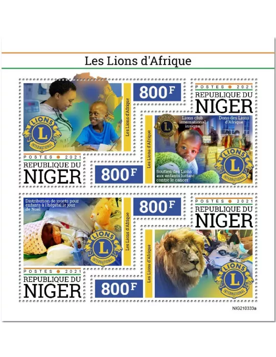 n° 6467/6470 - Timbre NIGER Poste