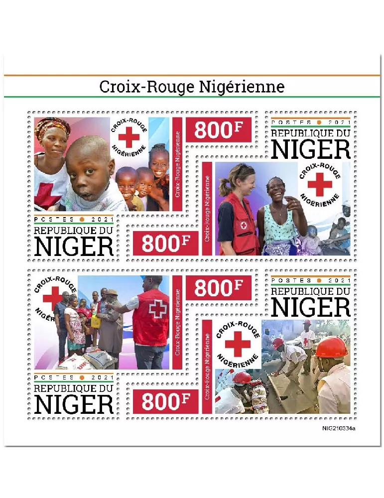 n° 6471/6474 - Timbre NIGER Poste