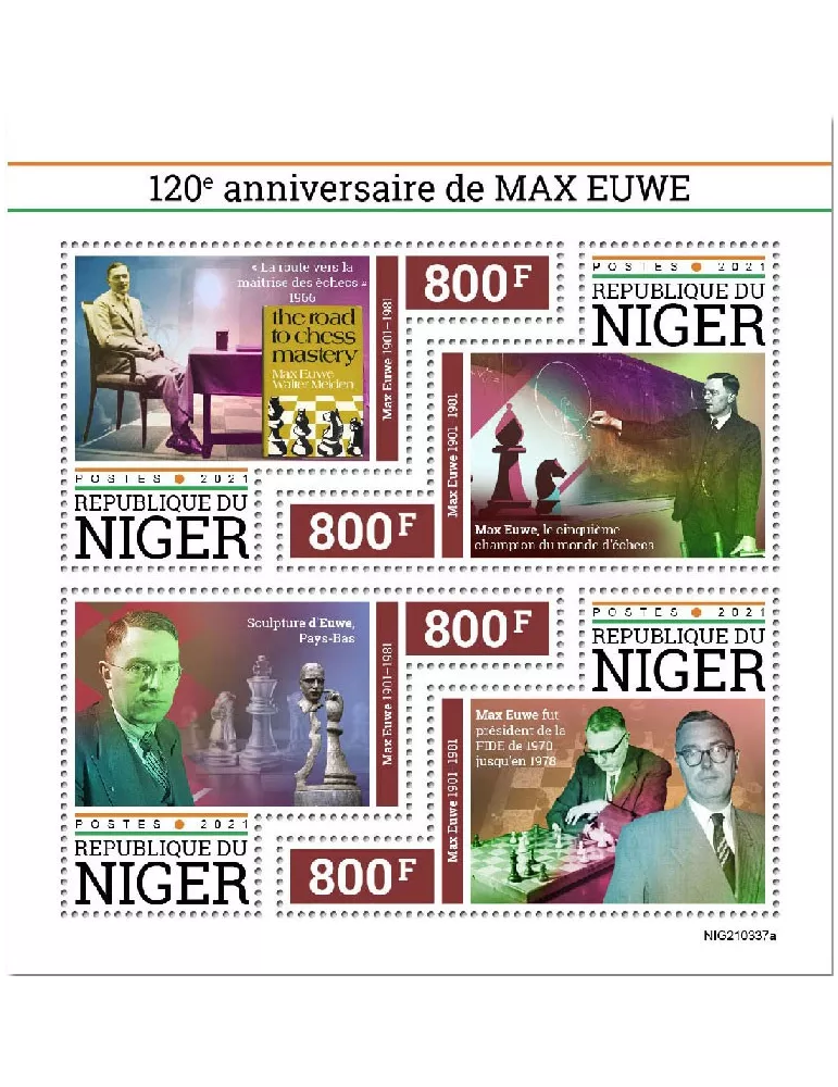 n° 6483/6486 - Timbre NIGER Poste