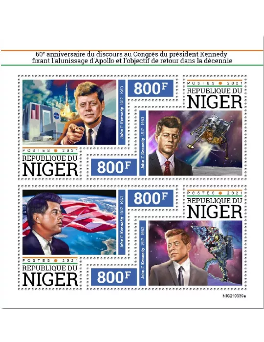 n° 6491/6494 - Timbre NIGER Poste