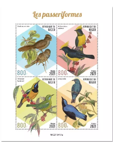 n° 6597/6600 - Timbre NIGER Poste
