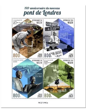 n° 6689/6692 - Timbre NIGER Poste