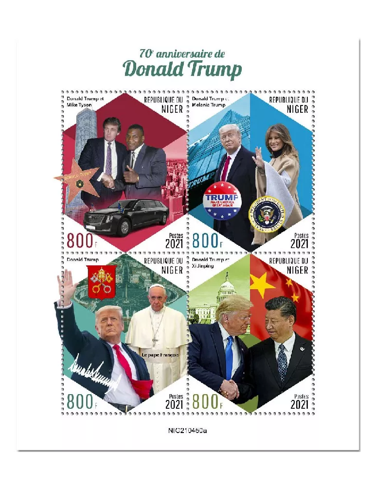 n° 6722/6725 - Timbre NIGER Poste