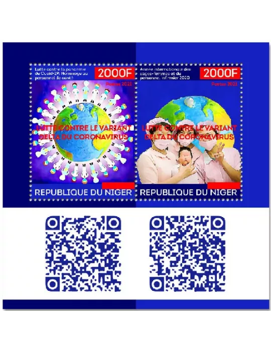 n° 6772/6773 - Timbre NIGER Poste