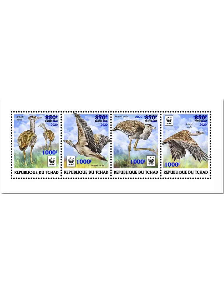 n° 2571/2574 - Timbre TCHAD Poste