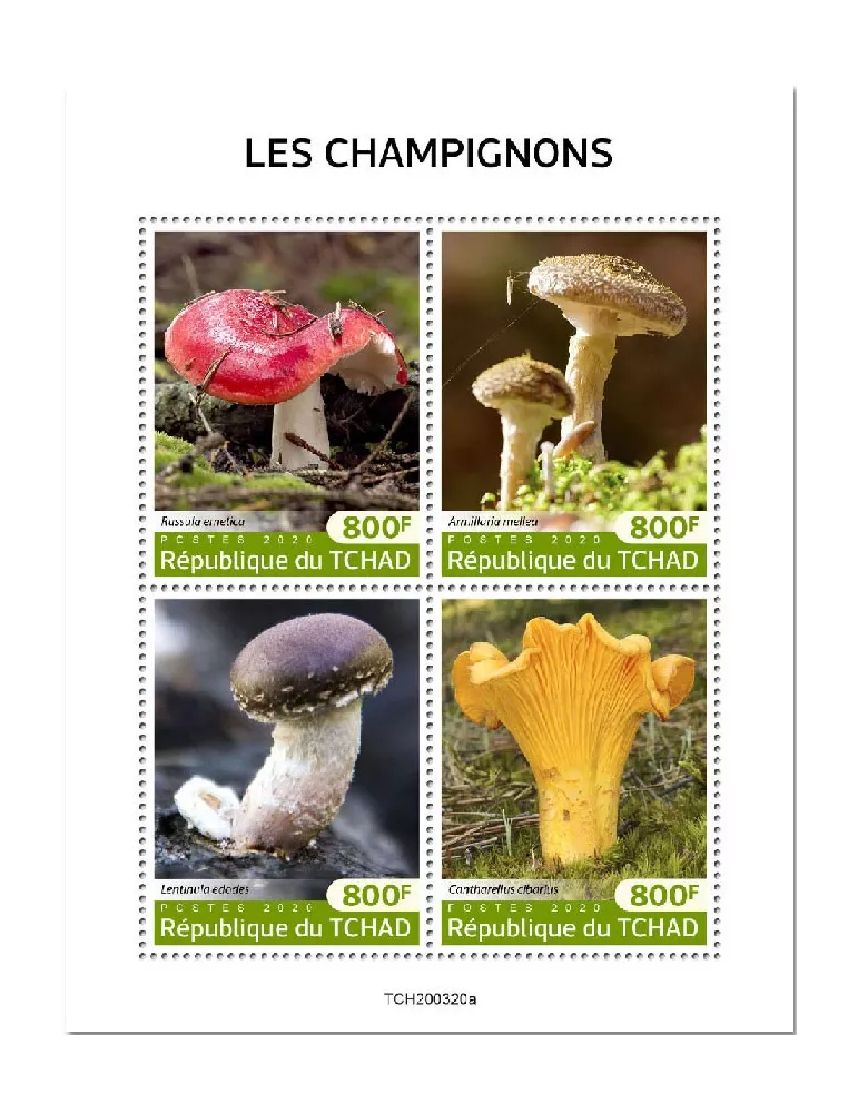 n° 2583/2586 - Timbre TCHAD Poste