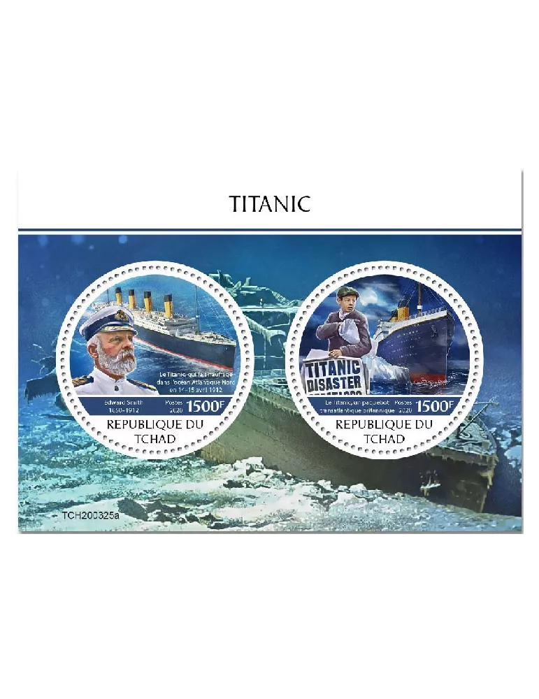 n° 2597/2598 - Timbre TCHAD Poste