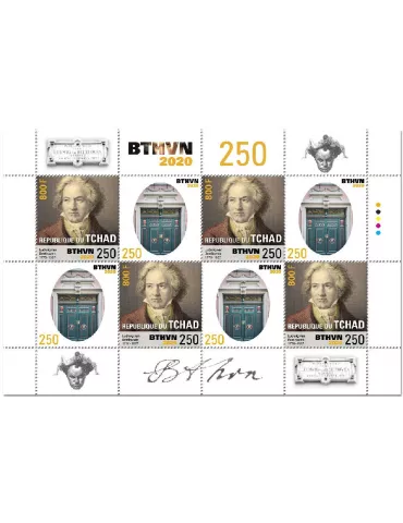 n° 2603/2604 - Timbre TCHAD Poste