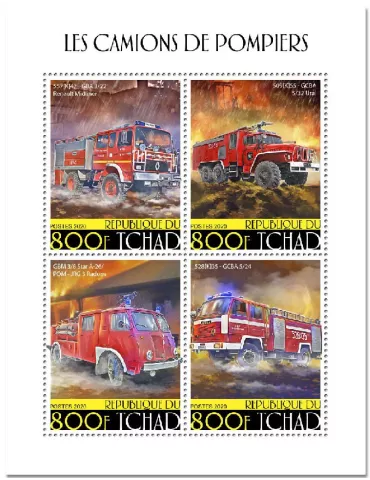 n° 2673/2676 - Timbre TCHAD Poste