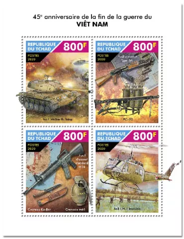 n° 2728/2731 - Timbre TCHAD Poste