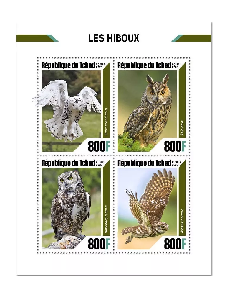 n° 2781/2784 - Timbre TCHAD Poste