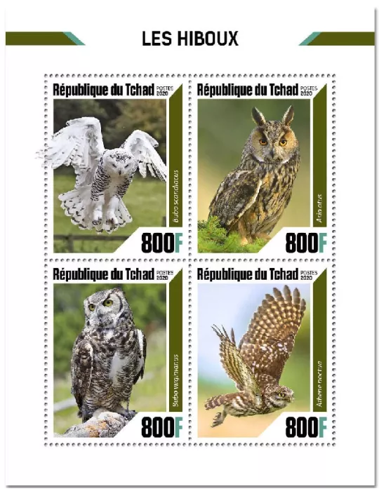 n° 2781/2784 - Timbre TCHAD Poste