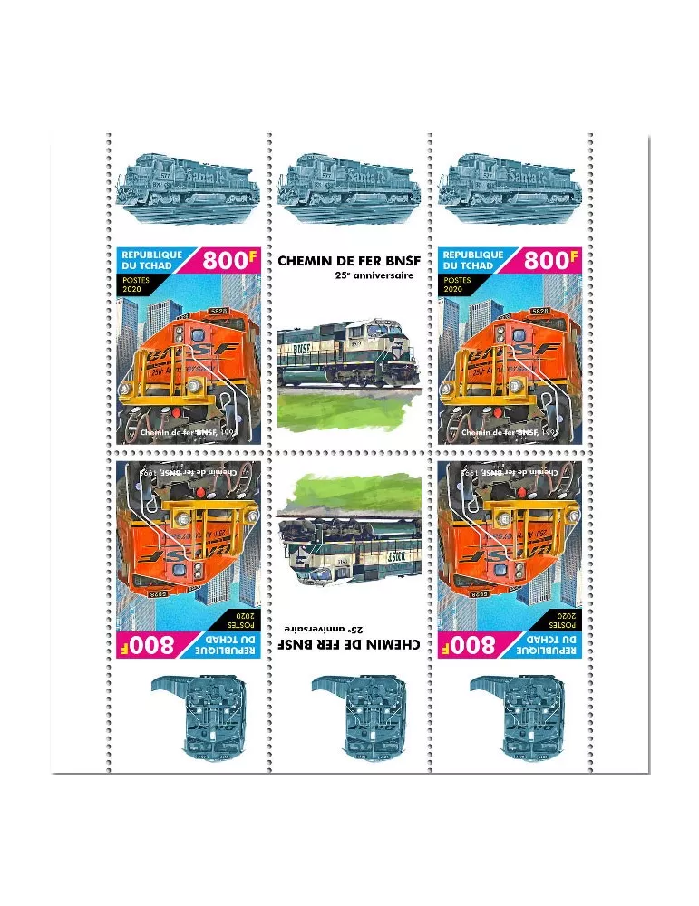 n° 2805/2812 - Timbre TCHAD Poste