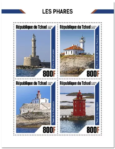 n° 2829/2832 - Timbre TCHAD Poste
