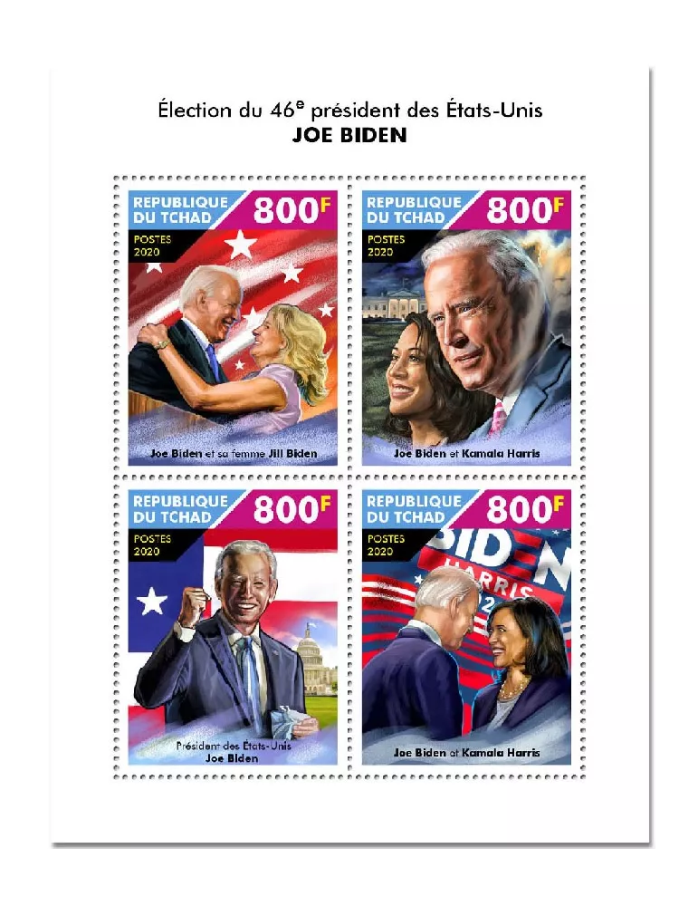 n° 2869/2872 - Timbre TCHAD Poste