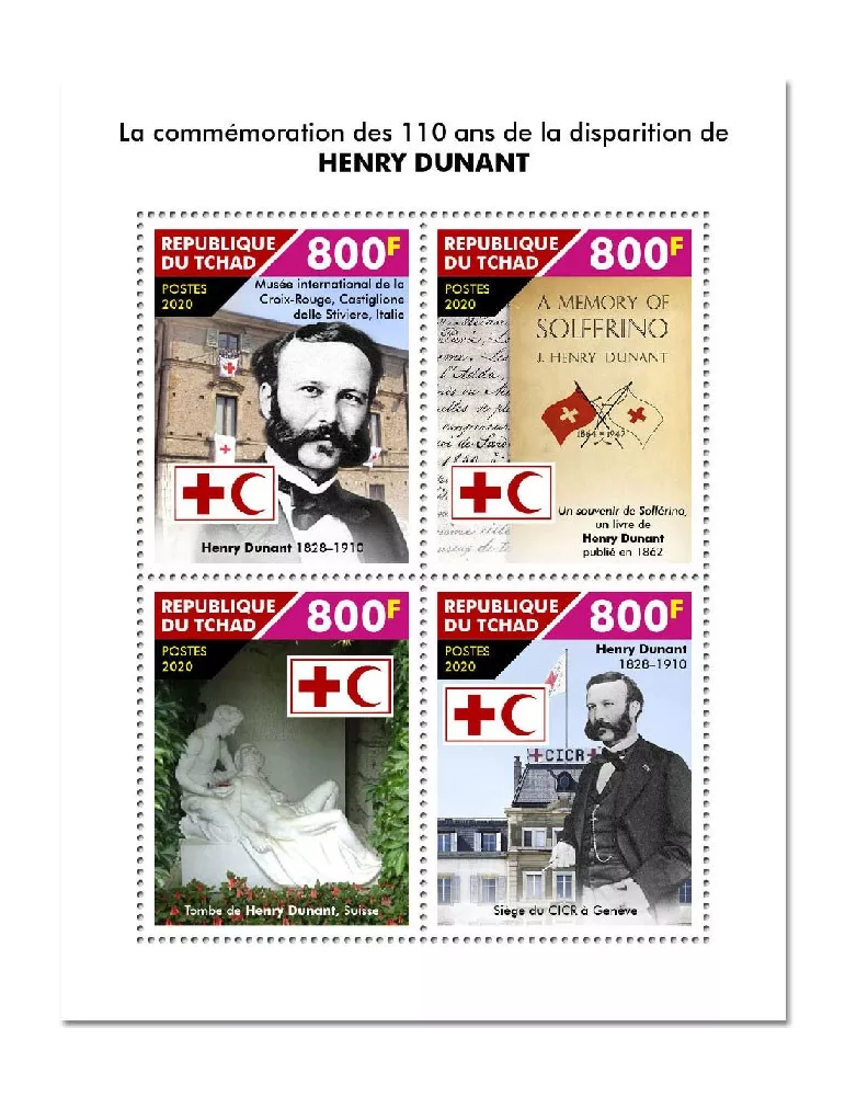 n° 2881/2884 - Timbre TCHAD Poste