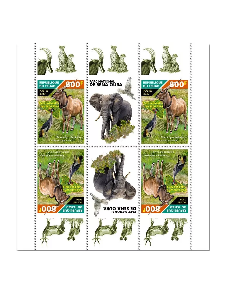 n° 2914/2921 - Timbre TCHAD Poste