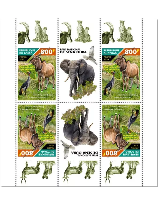 n° 2914/2921 - Timbre TCHAD Poste