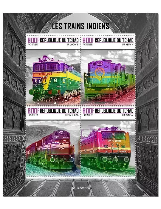 n° 3036/3039 - Timbre TCHAD Poste