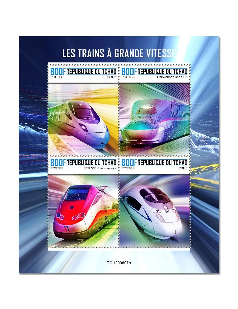 n° 3044/3047 - Timbre TCHAD Poste