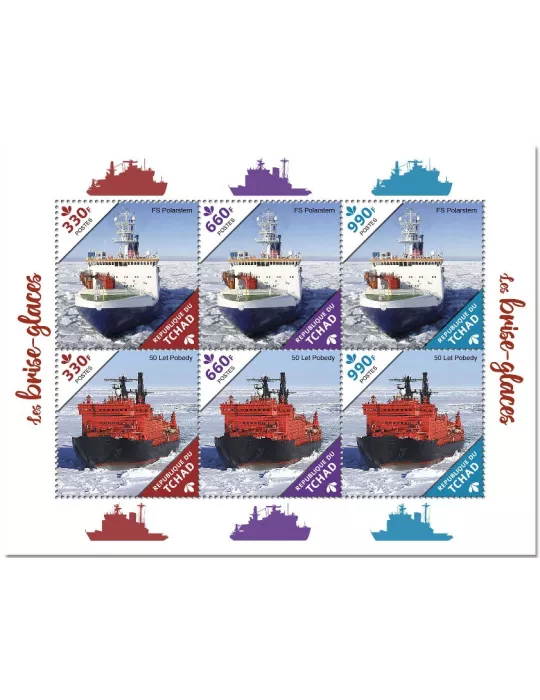 n° 3054/3059 - Timbre TCHAD Poste